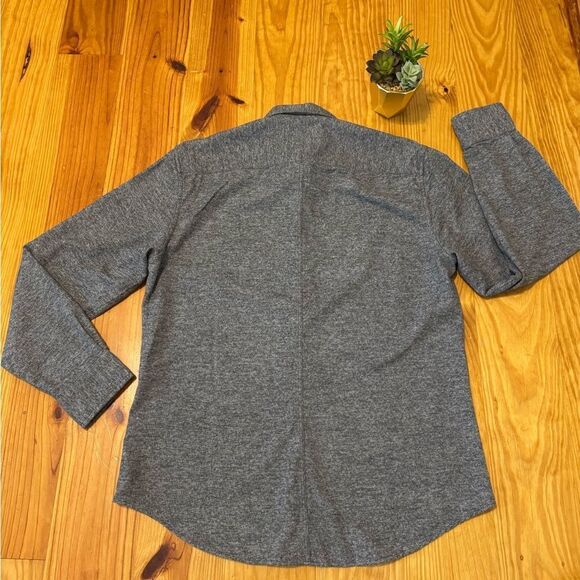 Frank & Eileen Finbar Shirt Mens SM Button Up 100% Cotton Heather Gray Flannel - Picture 9 of 9